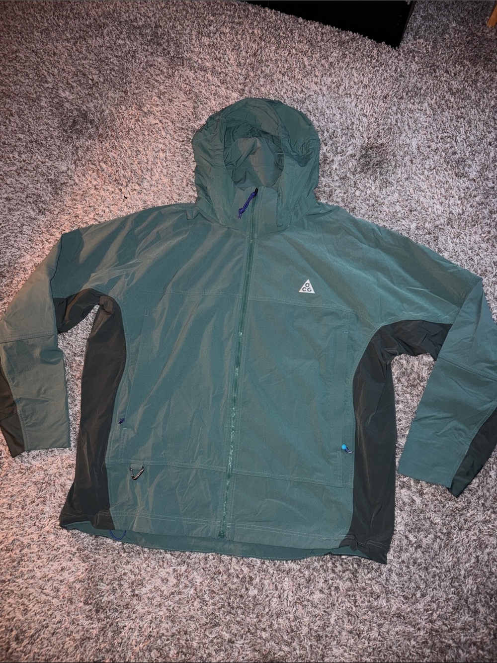 Nike ACG Green Hooded Performance Jacket